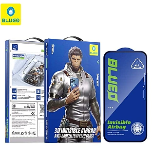 گلس ، محافظ صفحه بلو سه بعدی ایربگ دار Blueo 3D Invisible Airbag Anti Broken Tempered Glass Iphone